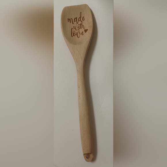 Burnt Engraved Wooden Spoon - Picture 2 of 2